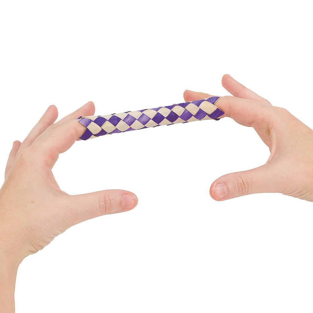 Chinese Finger Traps are a fun and cheap training tool for Port de Bras and 1st position