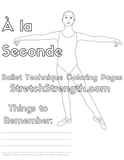 Ballet Technique Coloring Pages Vol. 1 - StretchStrength.com