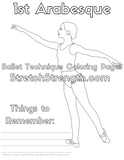 Ballet Technique Coloring Pages Vol. 1 - StretchStrength.com