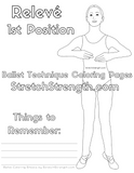 Ballet Technique Coloring Pages Vol. 1 - StretchStrength.com
