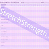 Daily Stretch and Strength Exercise Checklist for Dancers - StretchStrength.com