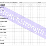Daily Stretch and Strength Exercise Checklist for Dancers - StretchStrength.com